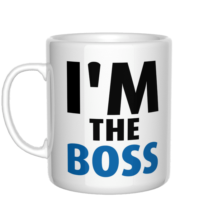 I&#039;m the boss kubek - zdjęcie 2