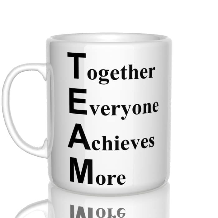 Together Everyone Achieves More kubek - zdjęcie 2