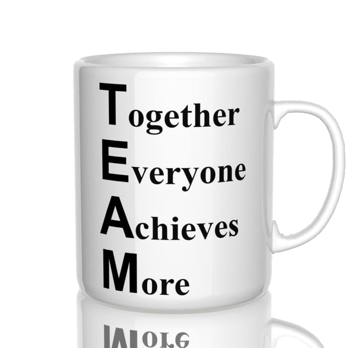 Together Everyone Achieves More kubek - zdjęcie 4