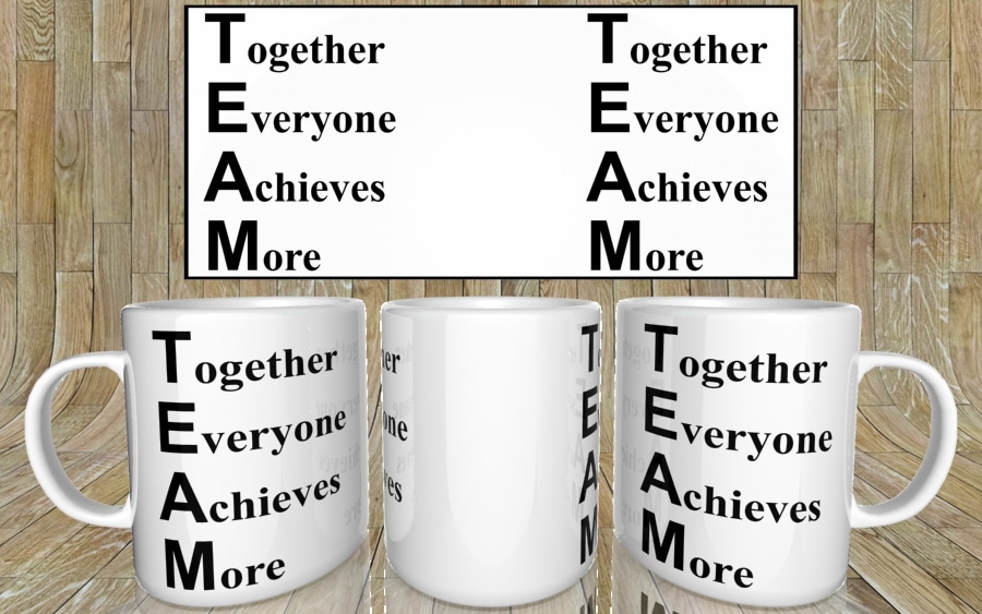 Together Everyone Achieves More kubek - zdjęcie 5