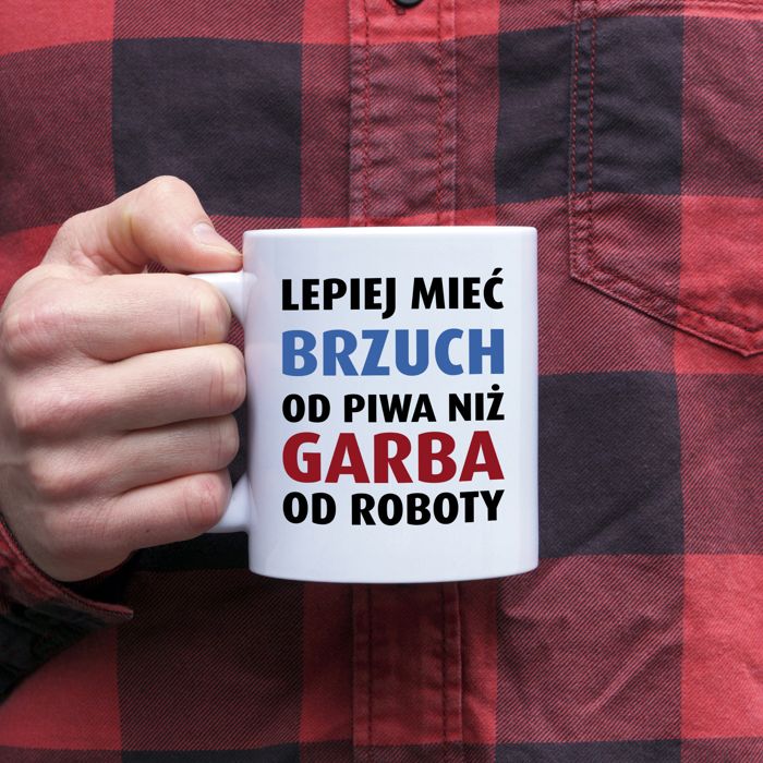 Lepiej mieć brzuch od piwa kubek - zdjęcie 1