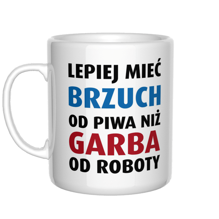 Lepiej mieć brzuch od piwa kubek - zdjęcie 2