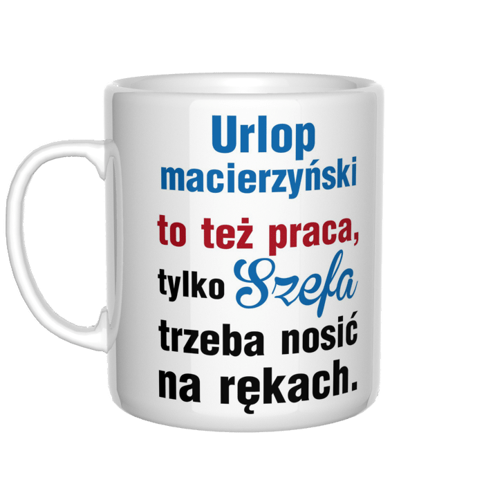 Urlop macierzyński to też praca kubek - zdjęcie 2