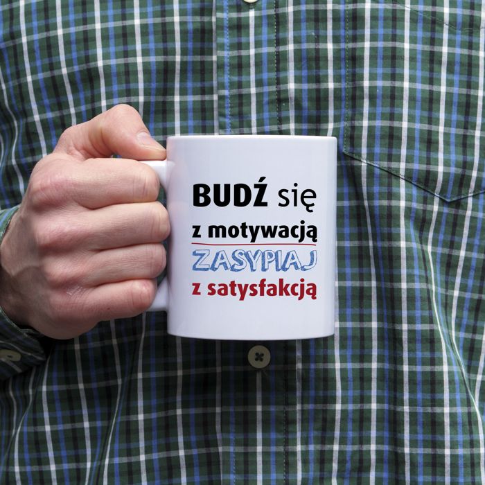 Budź się z motywacją kubek - zdjęcie 1