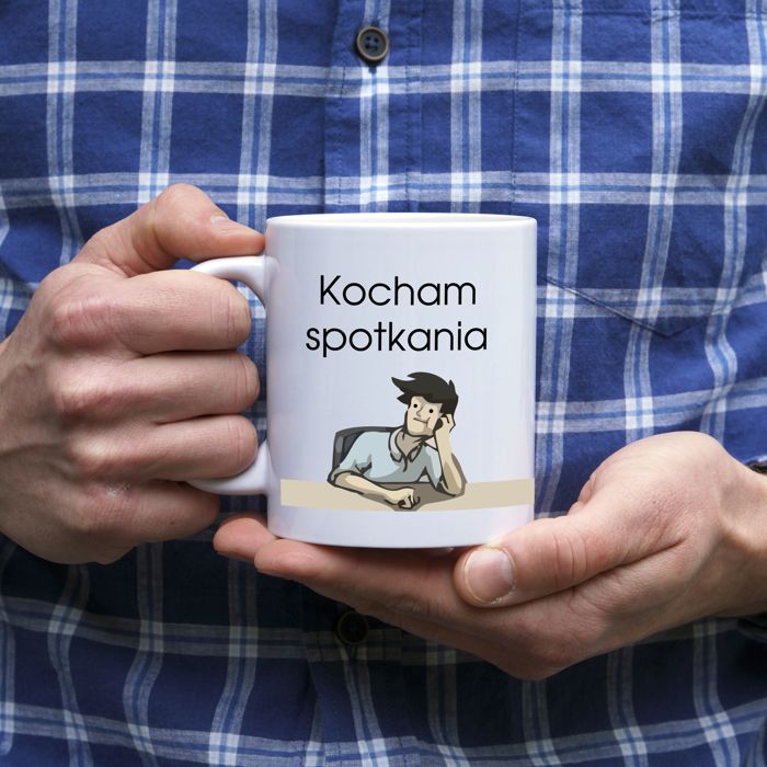 Kocham spotkania kubek - zdjęcie 1