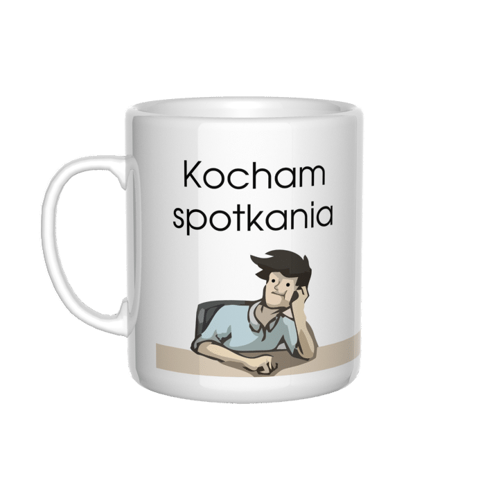 Kocham spotkania kubek - zdjęcie 2