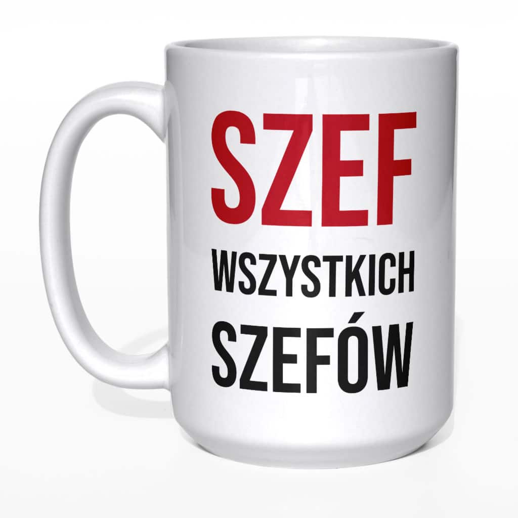 Szef wszystkich szefów kubek - zdjęcie 1