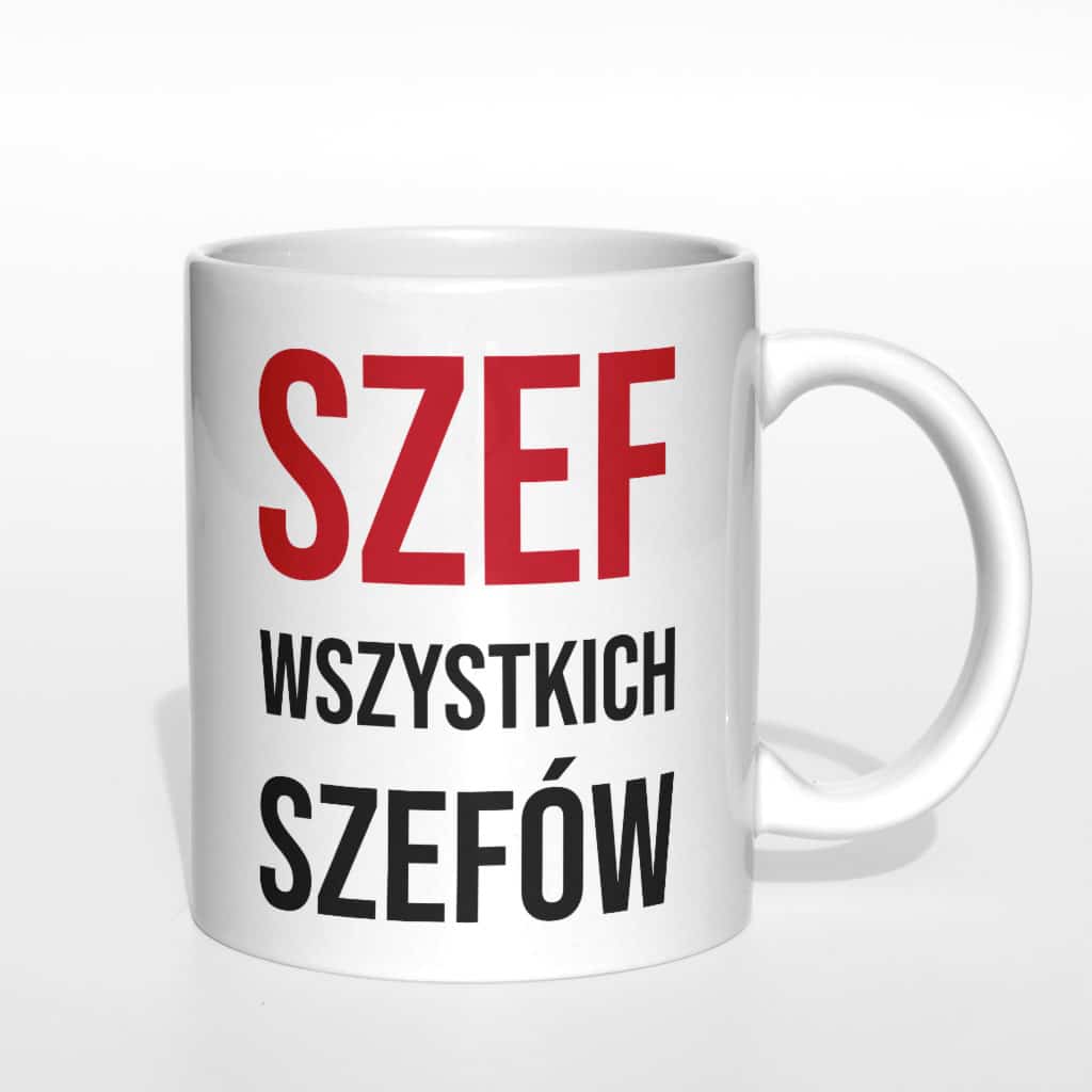 Szef wszystkich szefów kubek - zdjęcie 4