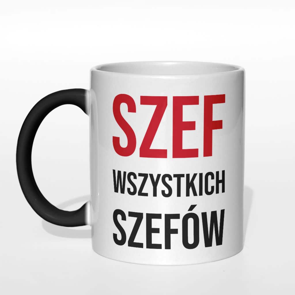 Szef wszystkich szefów kubek - zdjęcie 5