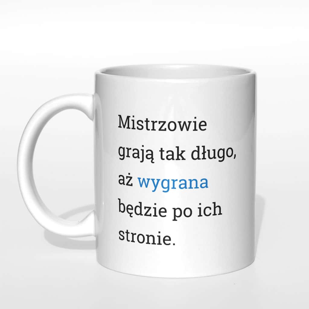 Mistrzowie grają tak długo kubek - zdjęcie 3