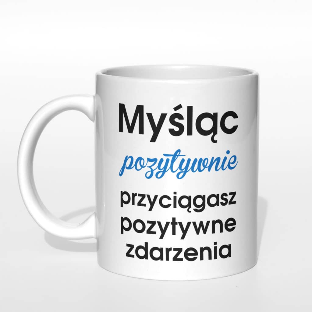 Myśląc pozytywnie kubek - zdjęcie 1