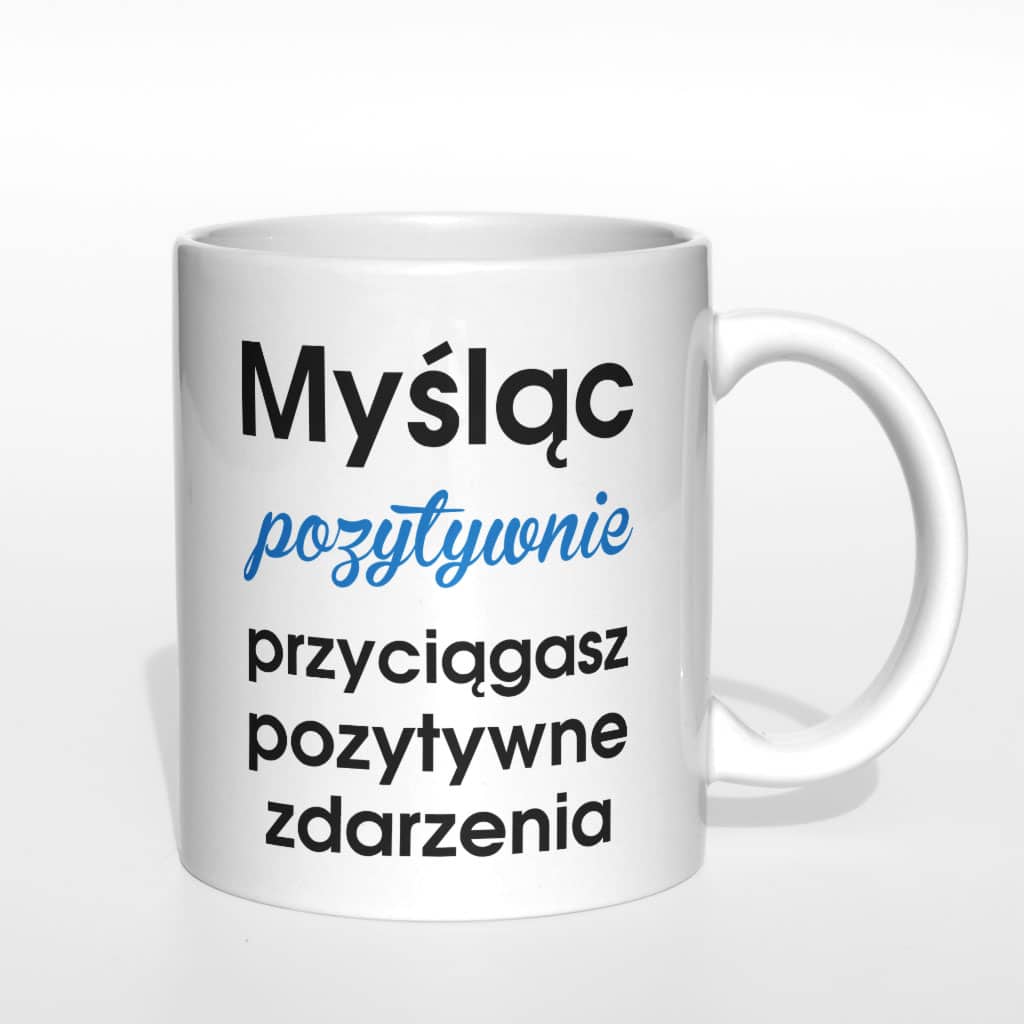 Myśląc pozytywnie kubek - zdjęcie 2