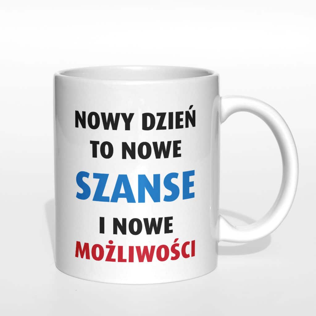 Nowy dzień to nowe szanse kubek - zdjęcie 4