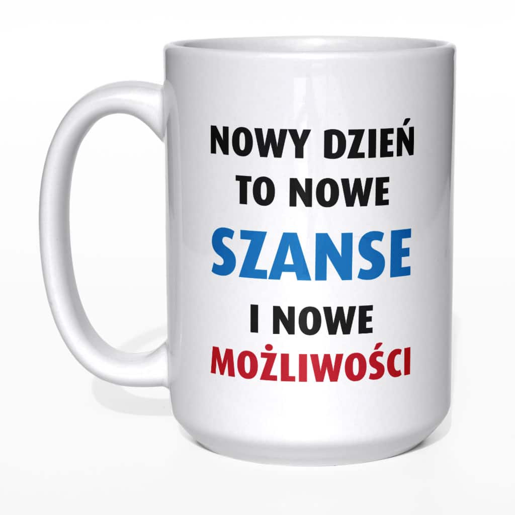 Nowy dzień to nowe szanse kubek - zdjęcie 5