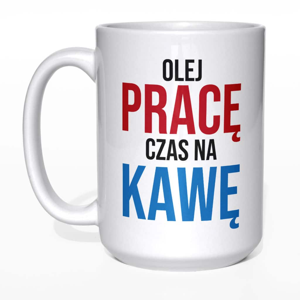 Olej pracę czas na kawę kubek - zdjęcie 3