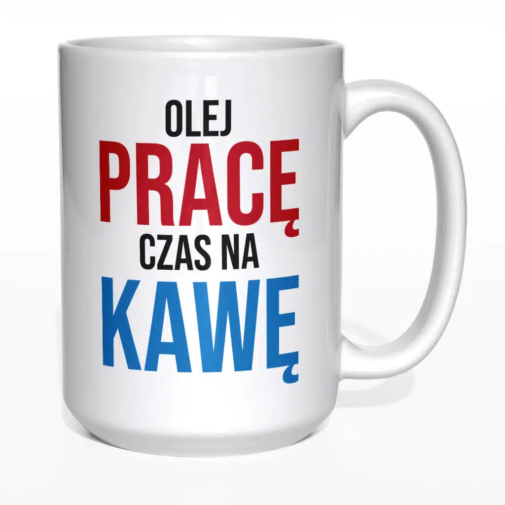 Olej pracę czas na kawę kubek - zdjęcie 4