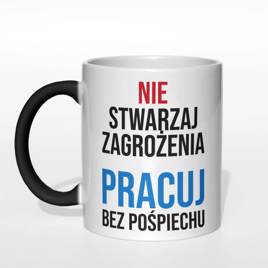 Nie stwarzaj zagrożenia kubek - zdjęcie 1