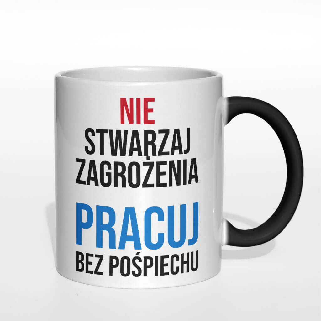 Nie stwarzaj zagrożenia kubek - zdjęcie 2