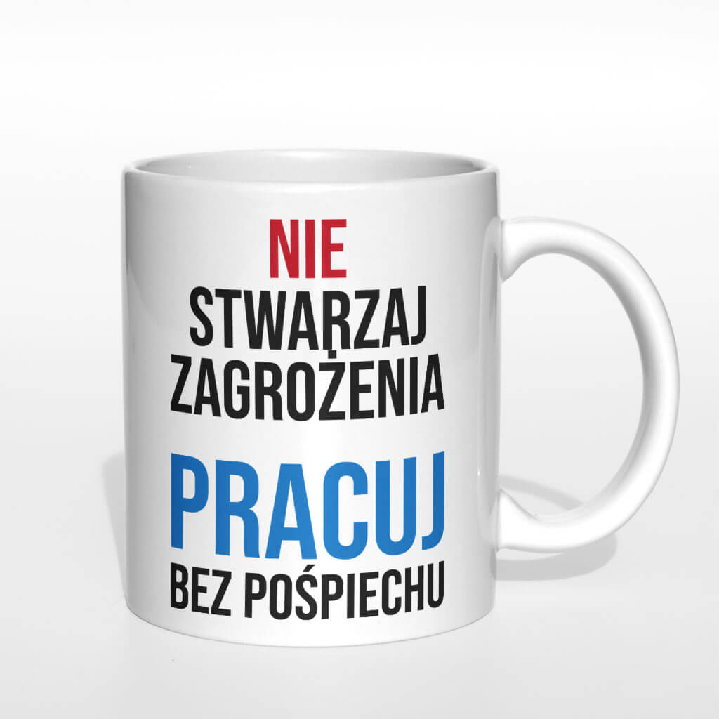 Nie stwarzaj zagrożenia kubek - zdjęcie 4