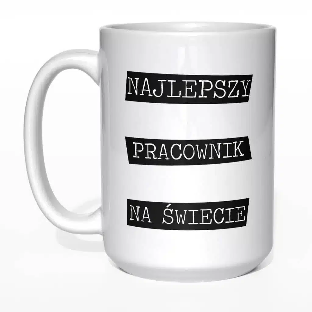 Najlepszy pracownik na świecie kubek - zdjęcie 1