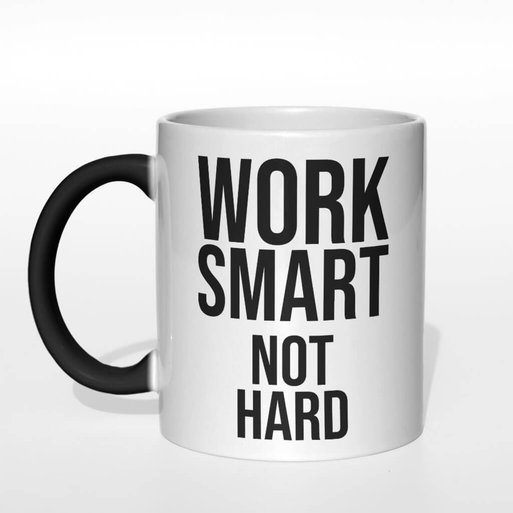 Work smart not hard kubek - zdjęcie 1