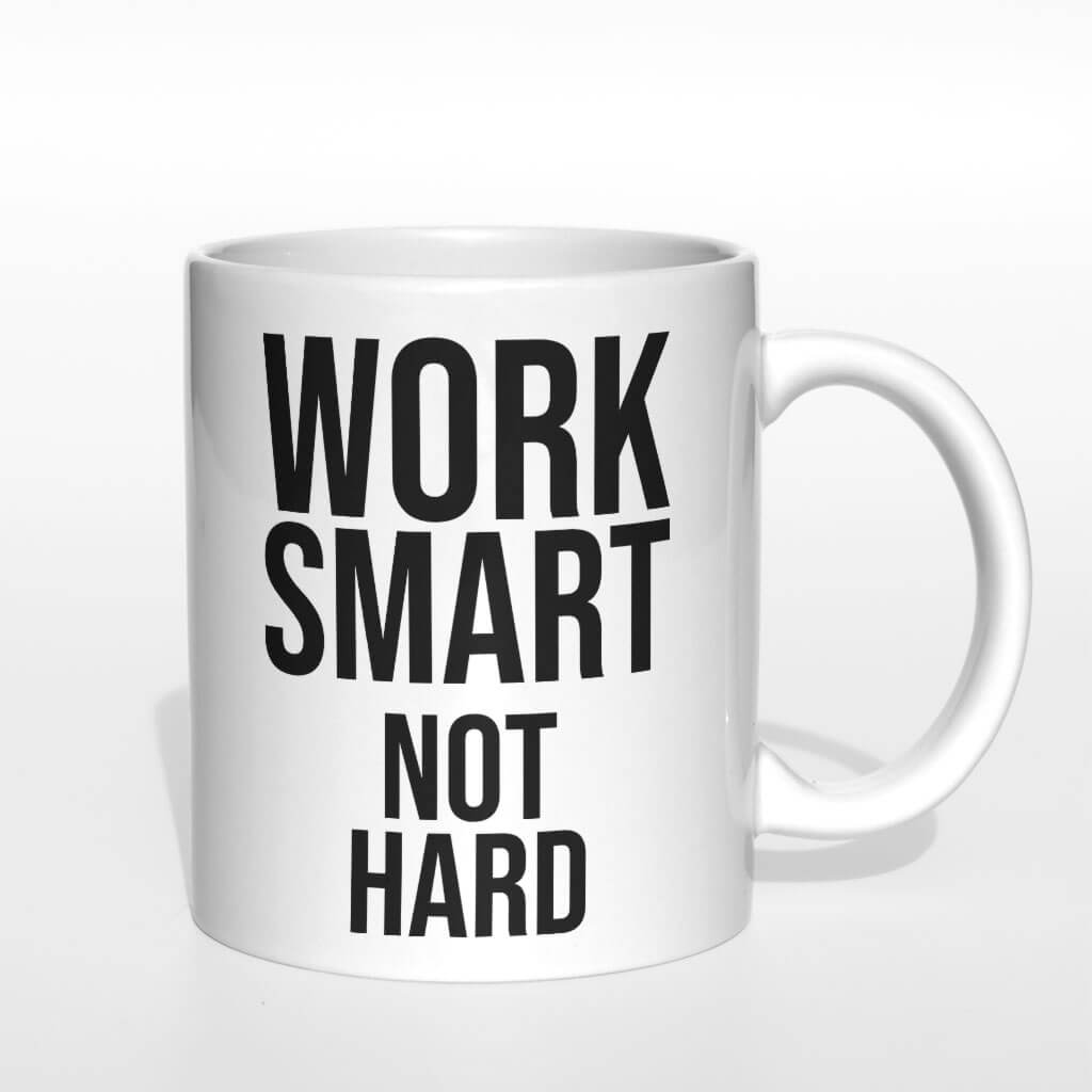 Work smart not hard kubek - zdjęcie 4