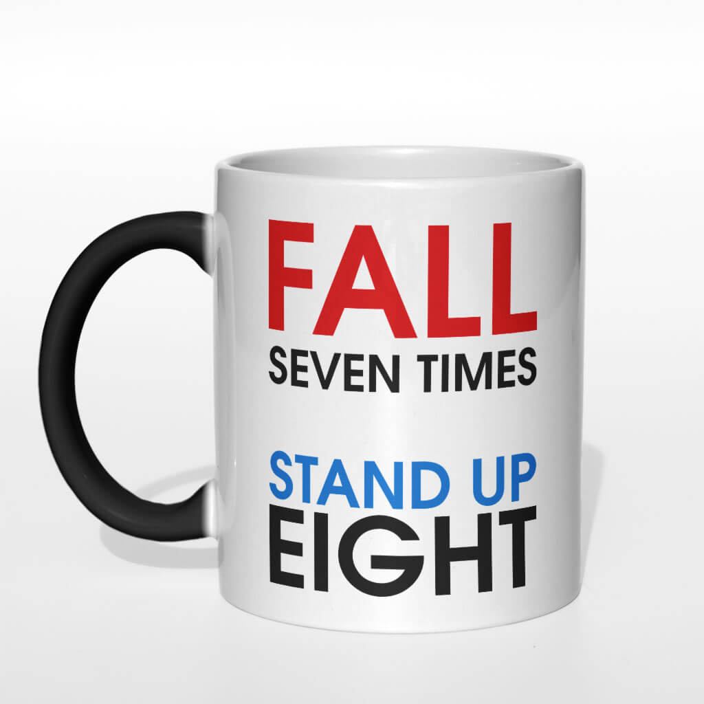 Fall seven times stand up eight kubek - zdjęcie 1