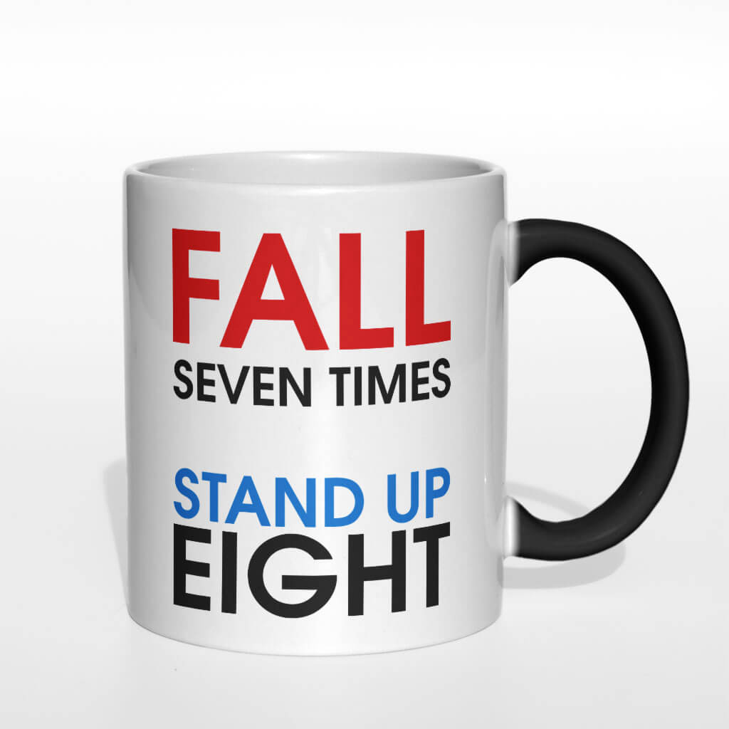 Fall seven times stand up eight kubek - zdjęcie 2