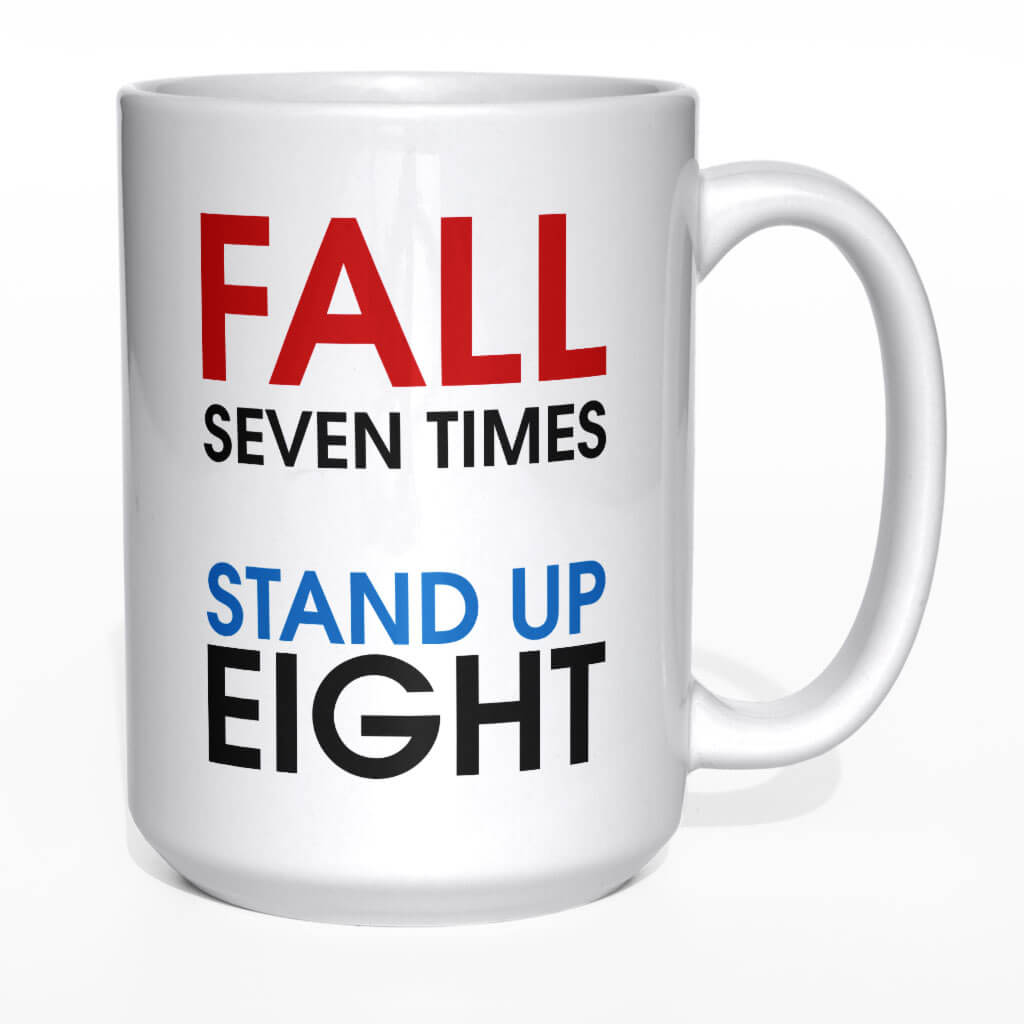 Fall seven times stand up eight kubek - zdjęcie 6