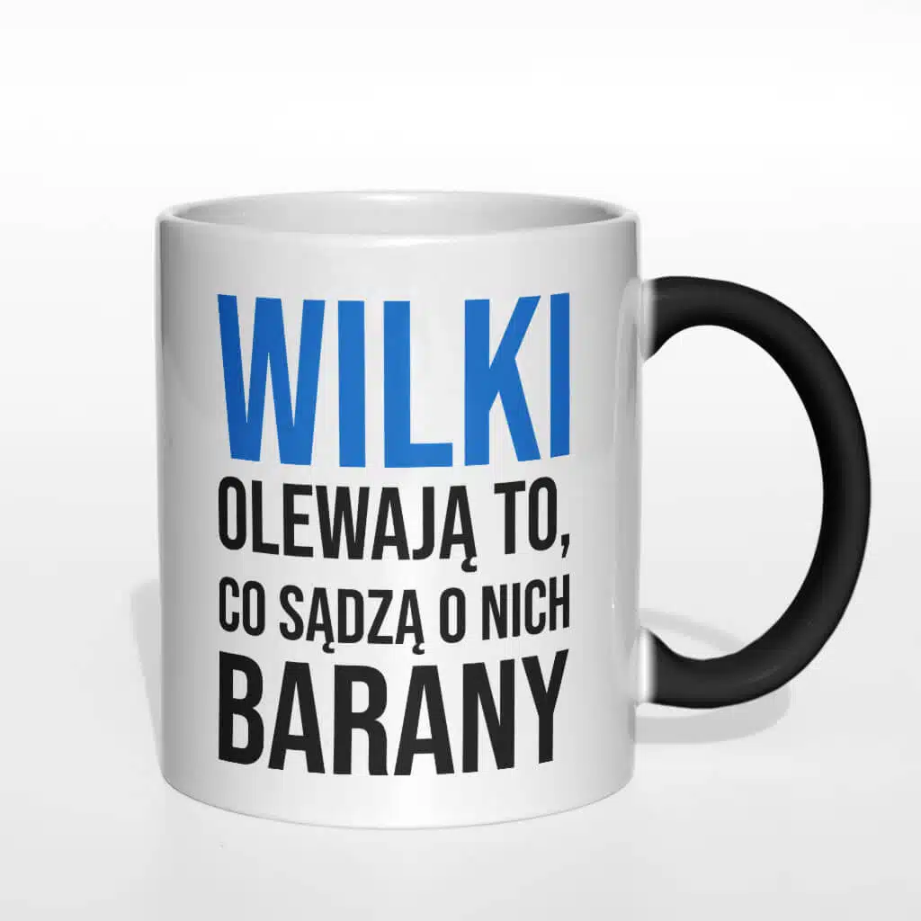 Wilki olewają to co sądzą o nich barany kubek - zdjęcie 2