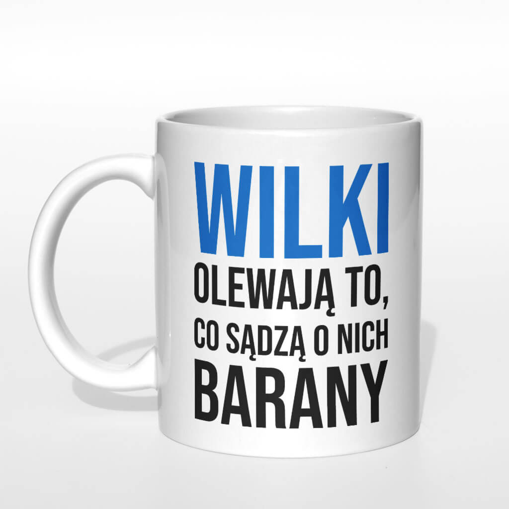 Wilki olewają to co sądzą o nich barany kubek - zdjęcie 3