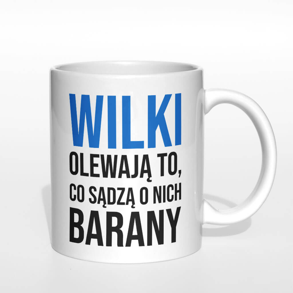 Wilki olewają to co sądzą o nich barany kubek - zdjęcie 4