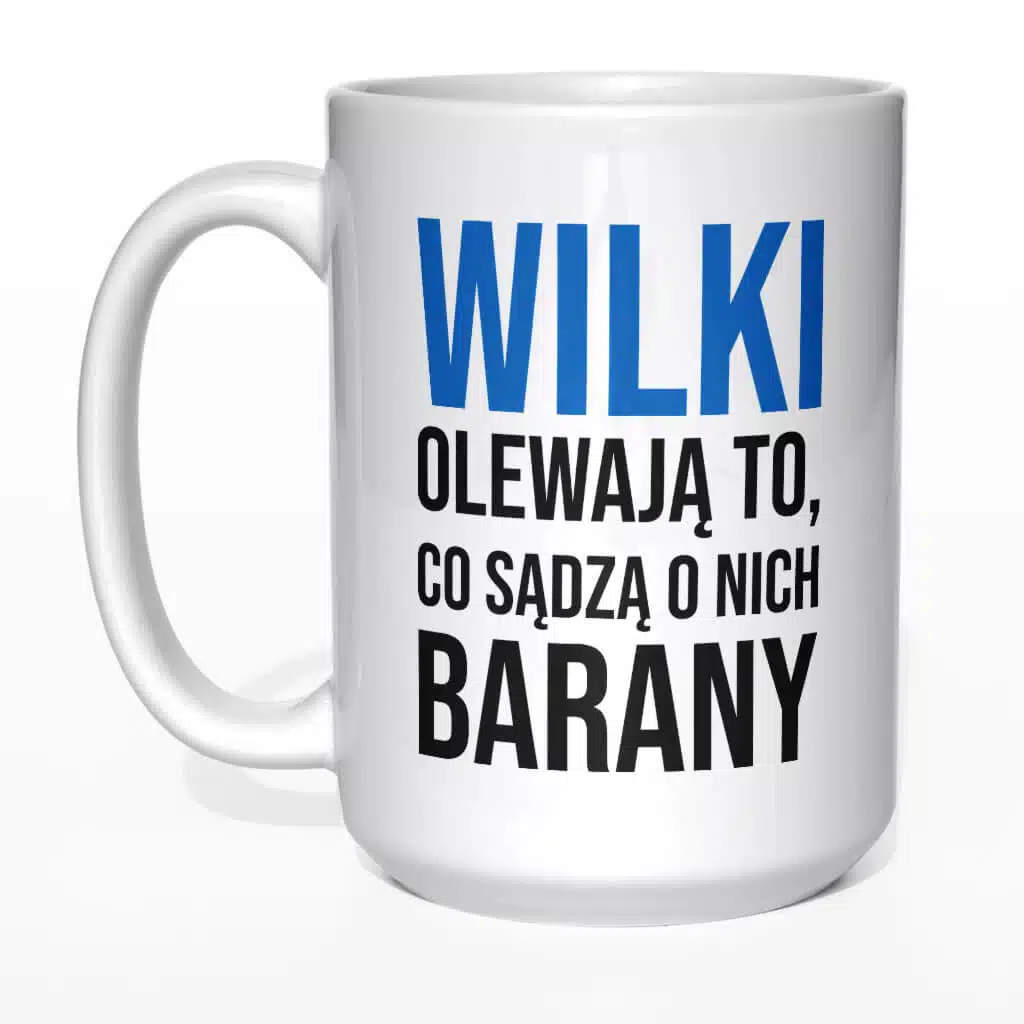 Wilki olewają to co sądzą o nich barany kubek - zdjęcie 5