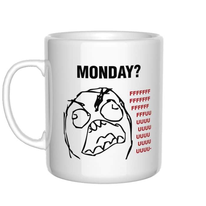 Monday? Fuuuu kubek - zdjęcie 1