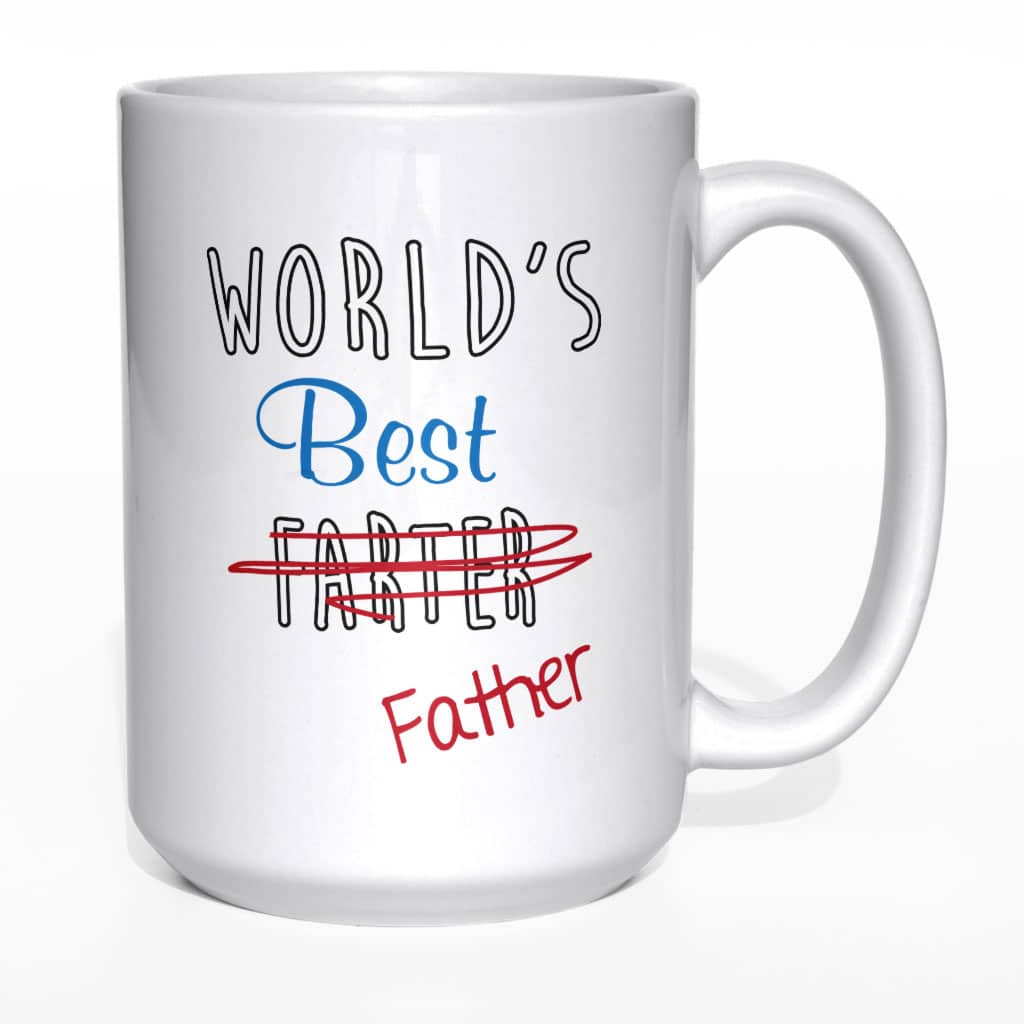 Worlds best Farter...FATHER! Kubek - zdjęcie 2