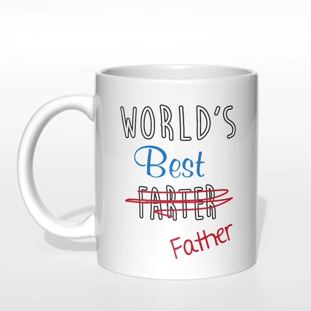 Worlds best Farter...FATHER! Kubek - zdjęcie 3