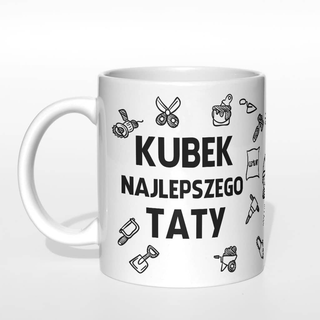 Kubek najlepszego taty - wersja czarna - zdjęcie 3