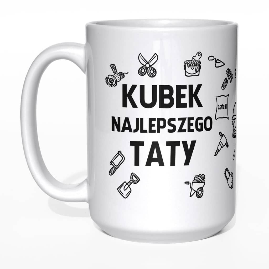 Kubek najlepszego taty - wersja czarna - zdjęcie 5