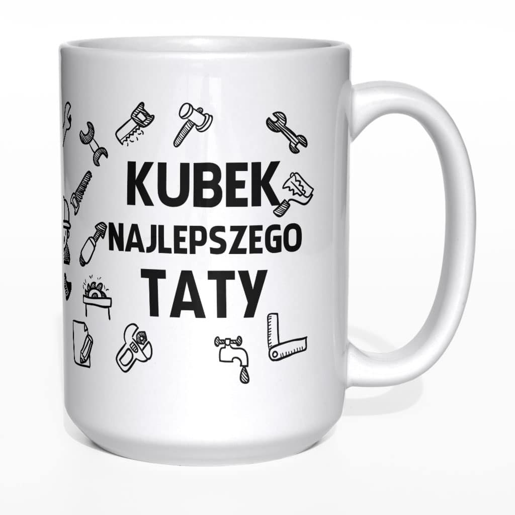 Kubek najlepszego taty - wersja czarna - zdjęcie 6