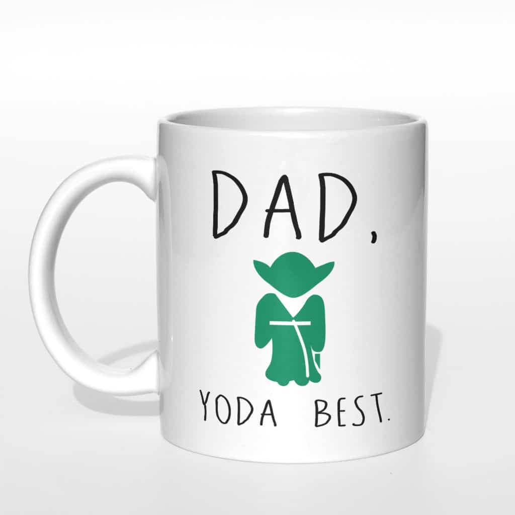 Dad yoda best kubek - zdjęcie 1