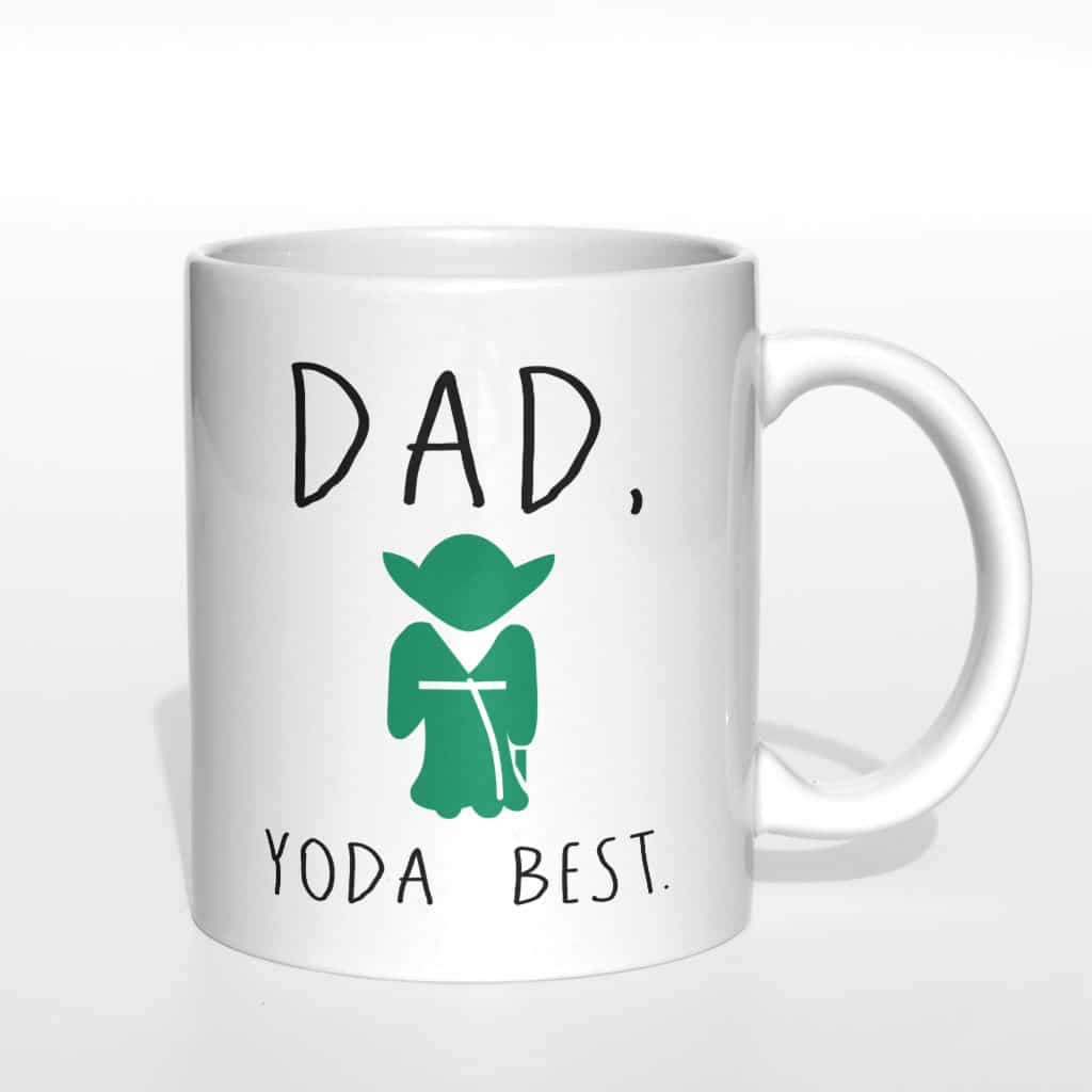 Dad yoda best kubek - zdjęcie 2