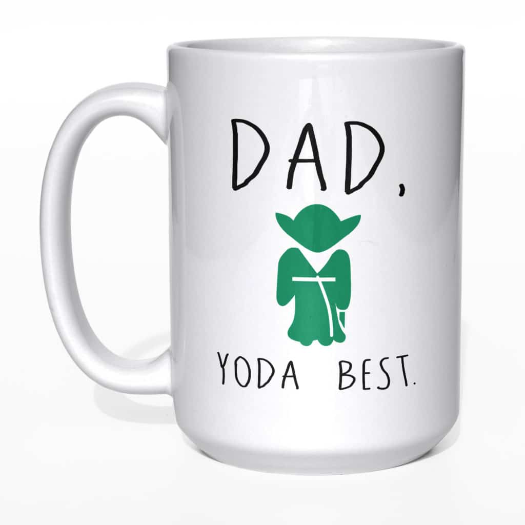 Dad yoda best kubek - zdjęcie 3