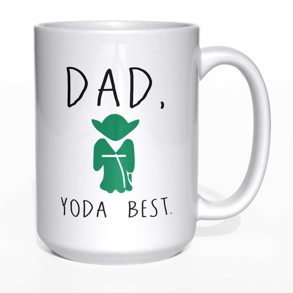 Dad yoda best kubek - zdjęcie 4