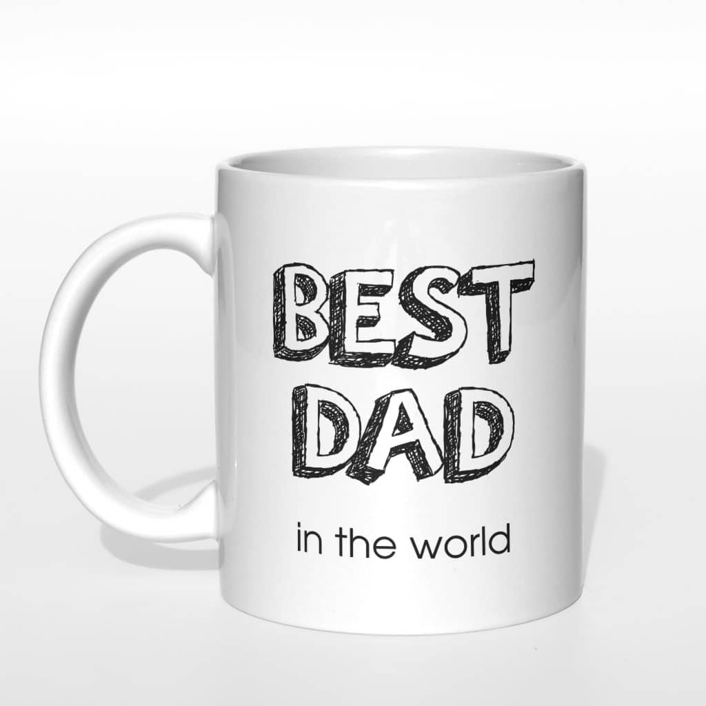 Best Dad in the world kubek - zdjęcie 3