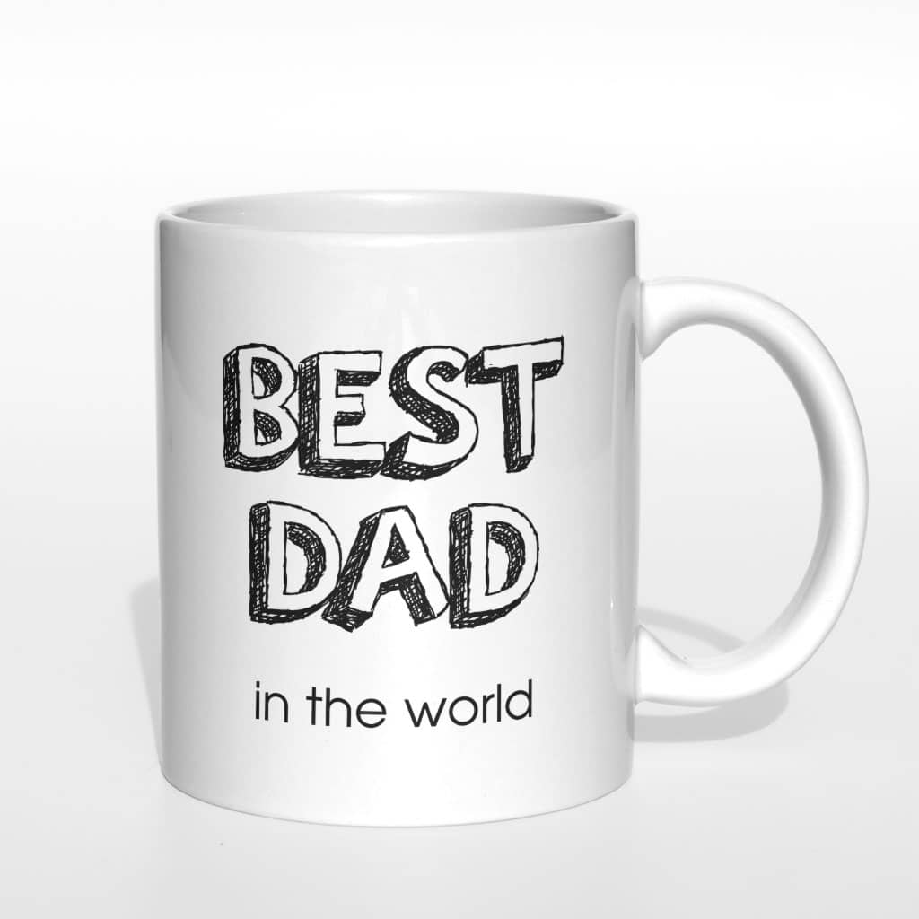 Best Dad in the world kubek - zdjęcie 4