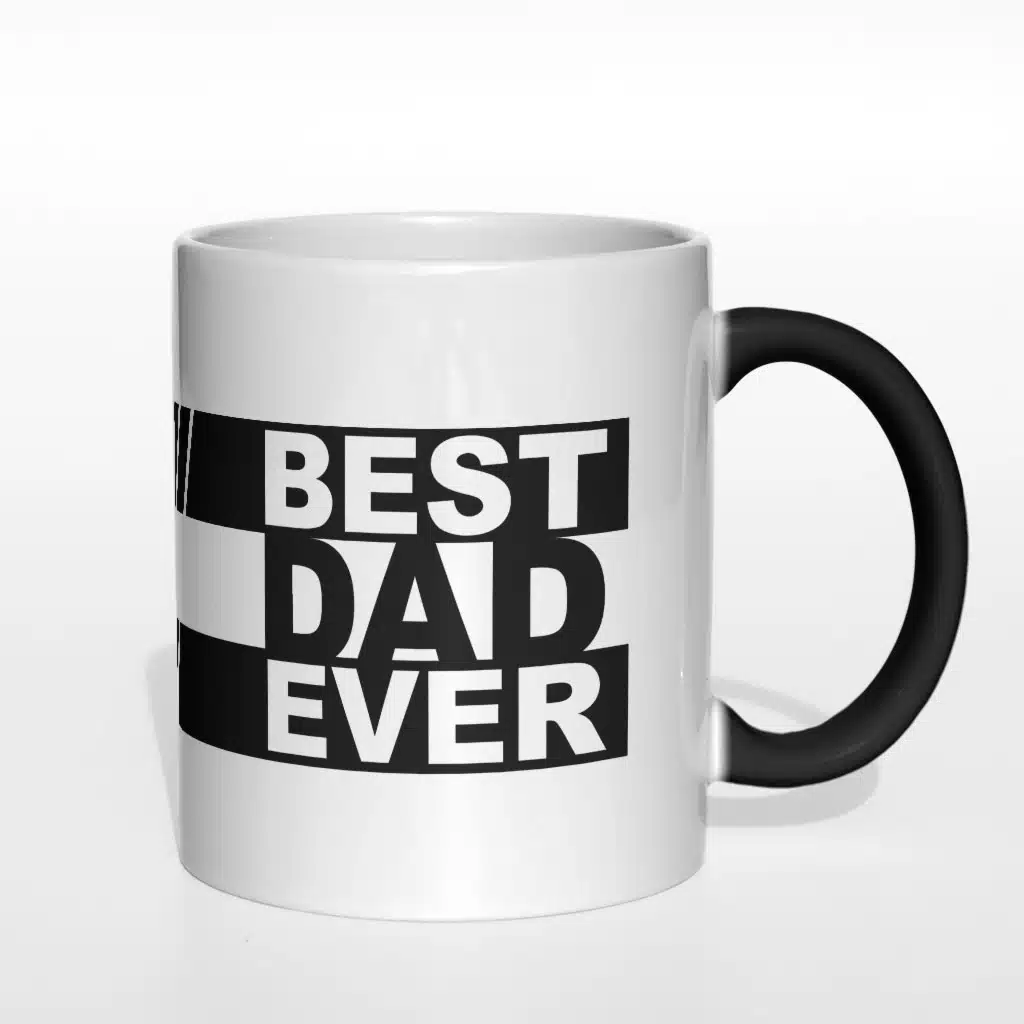 Best Dad Ever paski kubek - zdjęcie 2