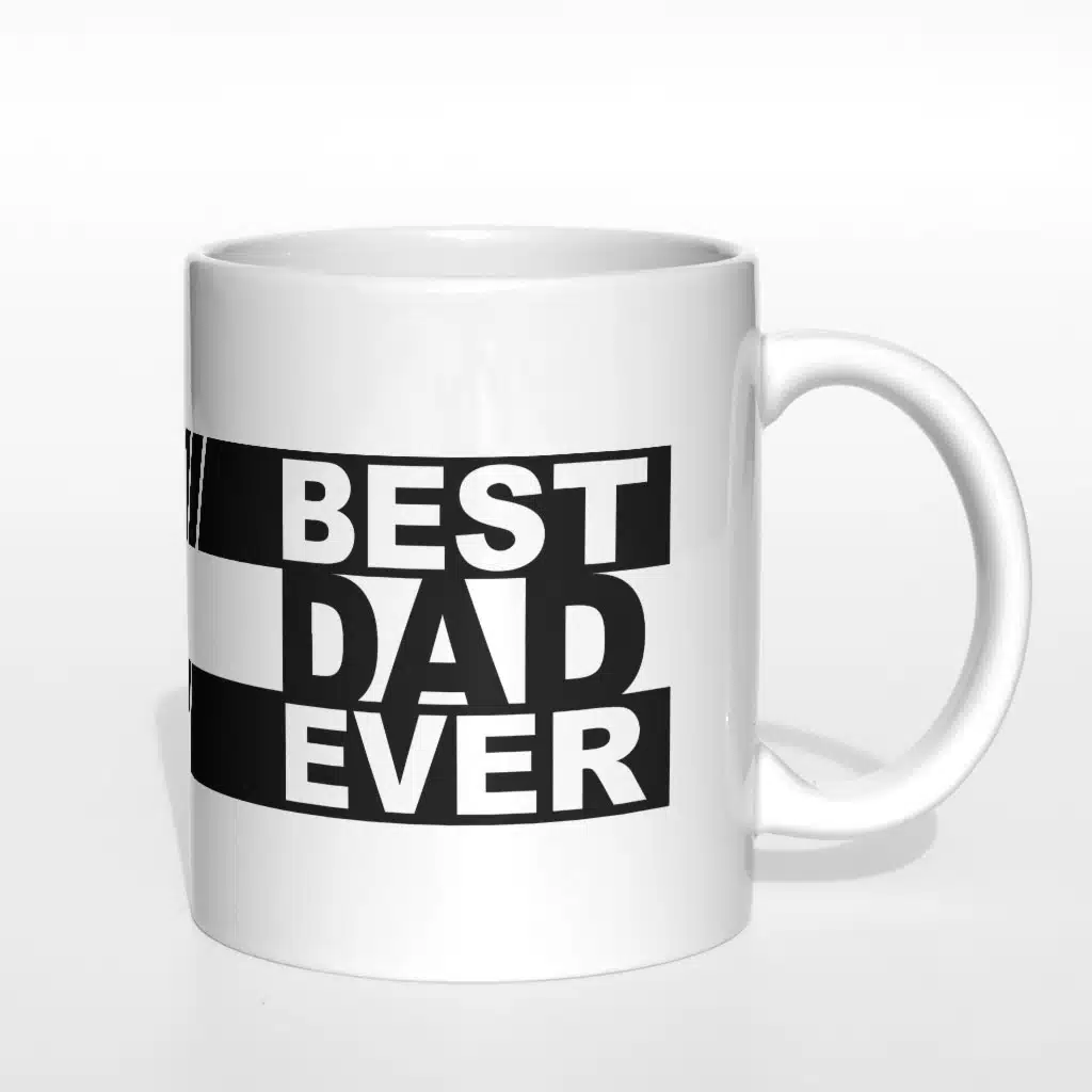 Best Dad Ever paski kubek - zdjęcie 4