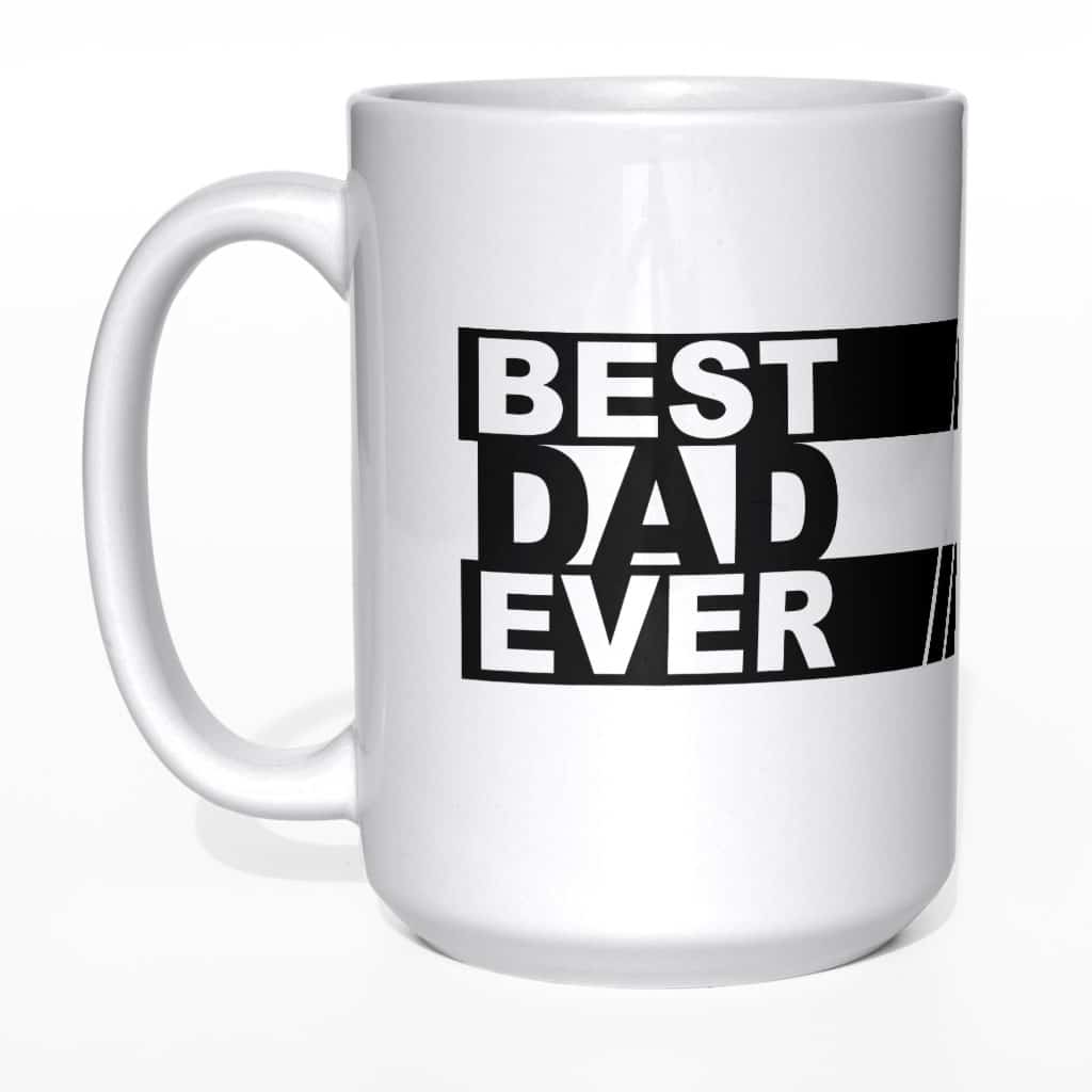 Best Dad Ever paski kubek - zdjęcie 5