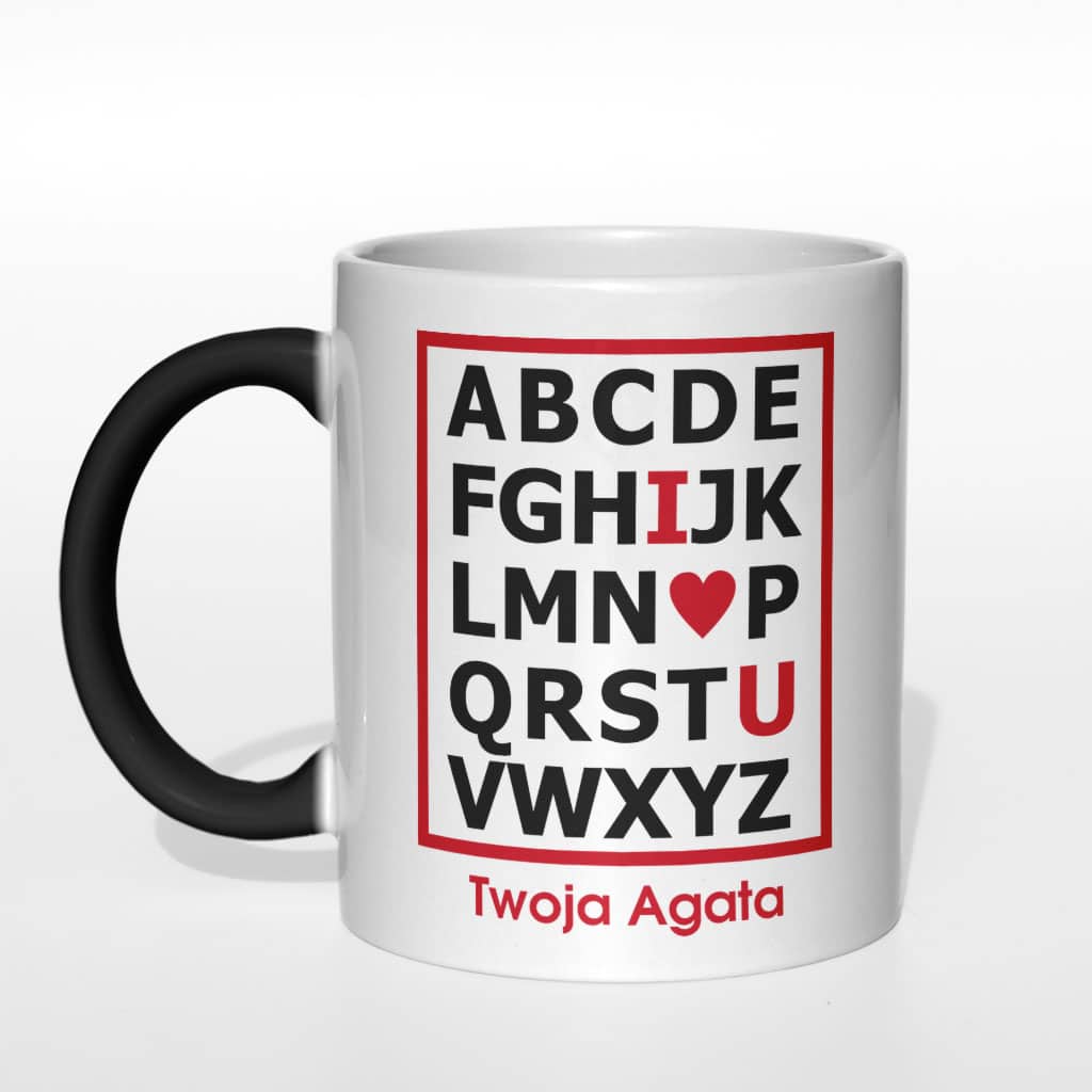 Abecadło miłości kubek - zdjęcie 1