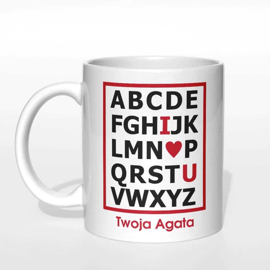 Abecadło miłości kubek - zdjęcie 3